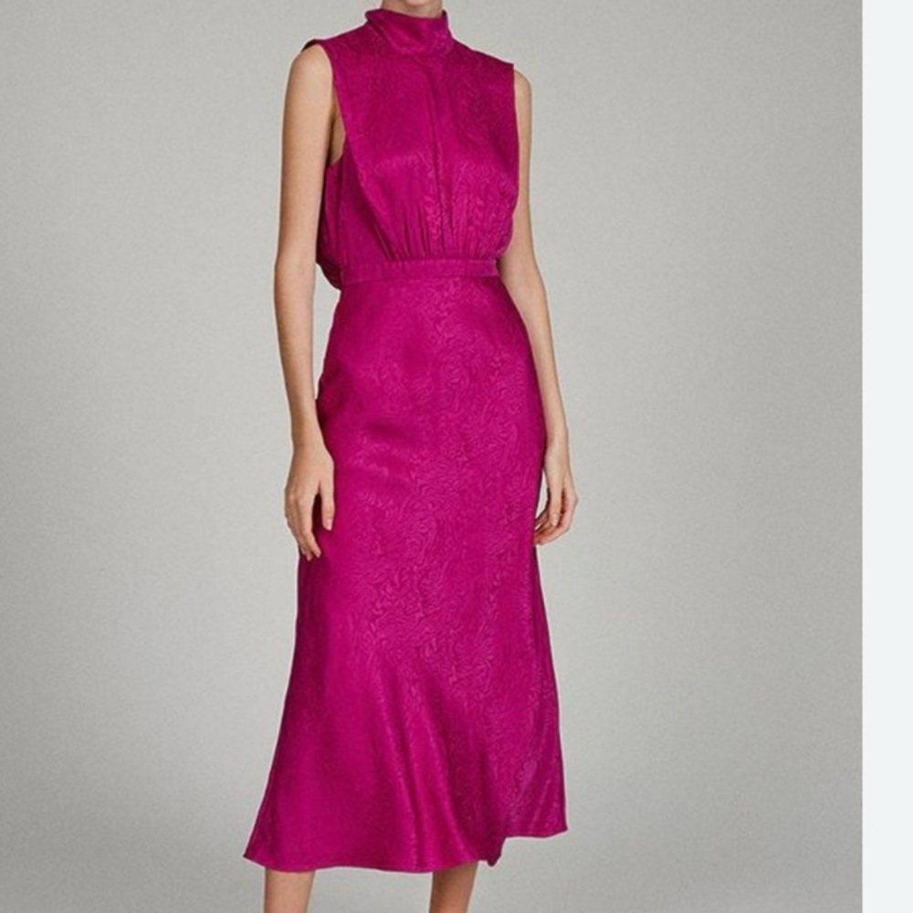 Saloni Fleur Midi Dress